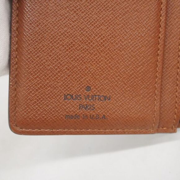 Louis Vuitton Wallet Monogram Portomone Viennese M61663 Brown Women's - Picture 4 of 10